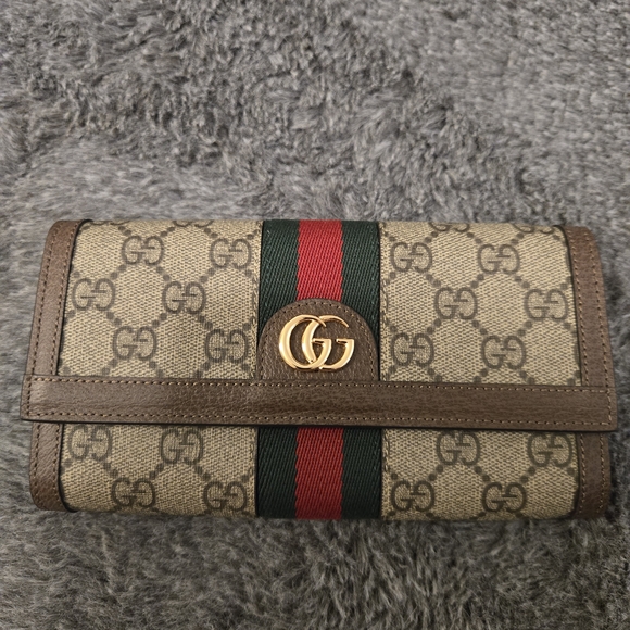 Gucci Brown and Green Women's Bag - Missing Chain Strap